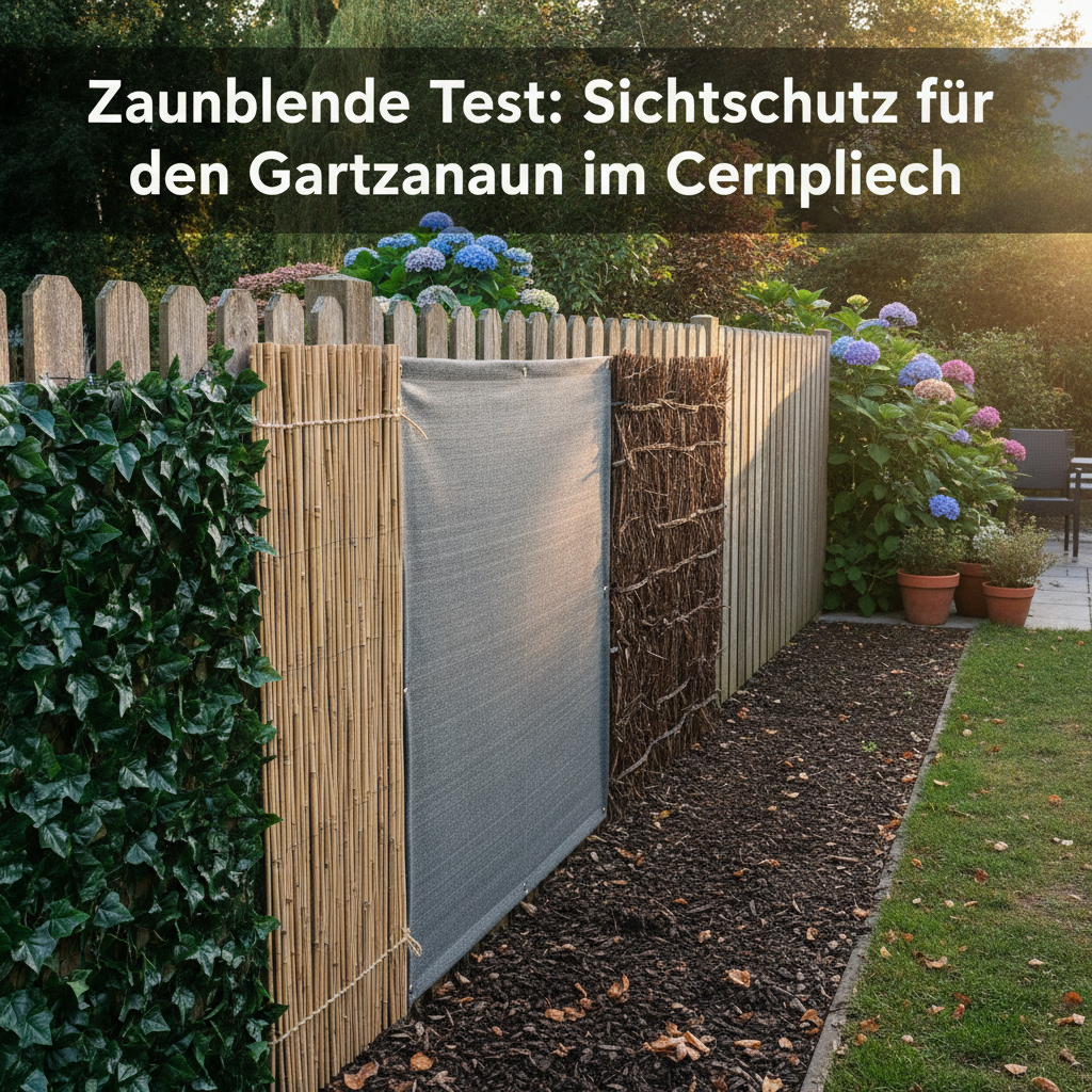Zaunblende im Vergleich: Der richtige Sichtschutz für deinen Gartenzaun