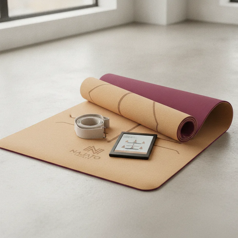 NAJATO Sports Yogamatte Kork