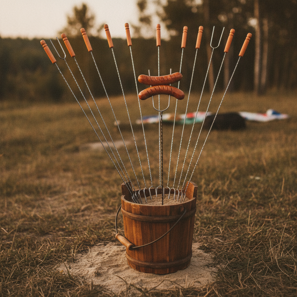 KOTARBAU Grillspieße Lagerfeuer-Set