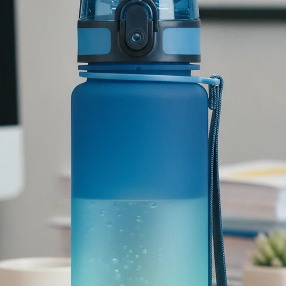 UZSPACE Sport-Trinkflasche mit Zeitmarkierung