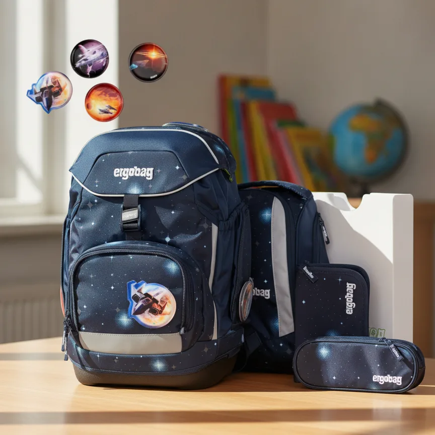 ergobag Schulranzen-Set Pack