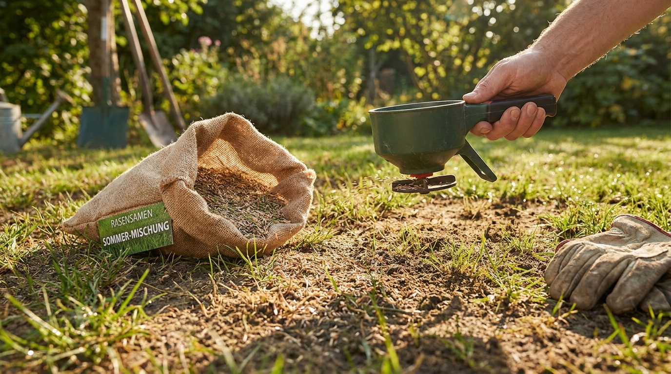 Rasensamen im Sommer: Die besten Produkte für Nachsaat und Neuanlage im Vergleich