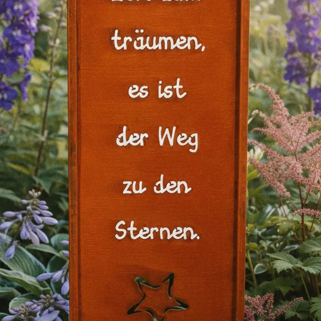 Bornhöft Edelrost-Gartenschild "Nimm dir Zeit zum träumen"