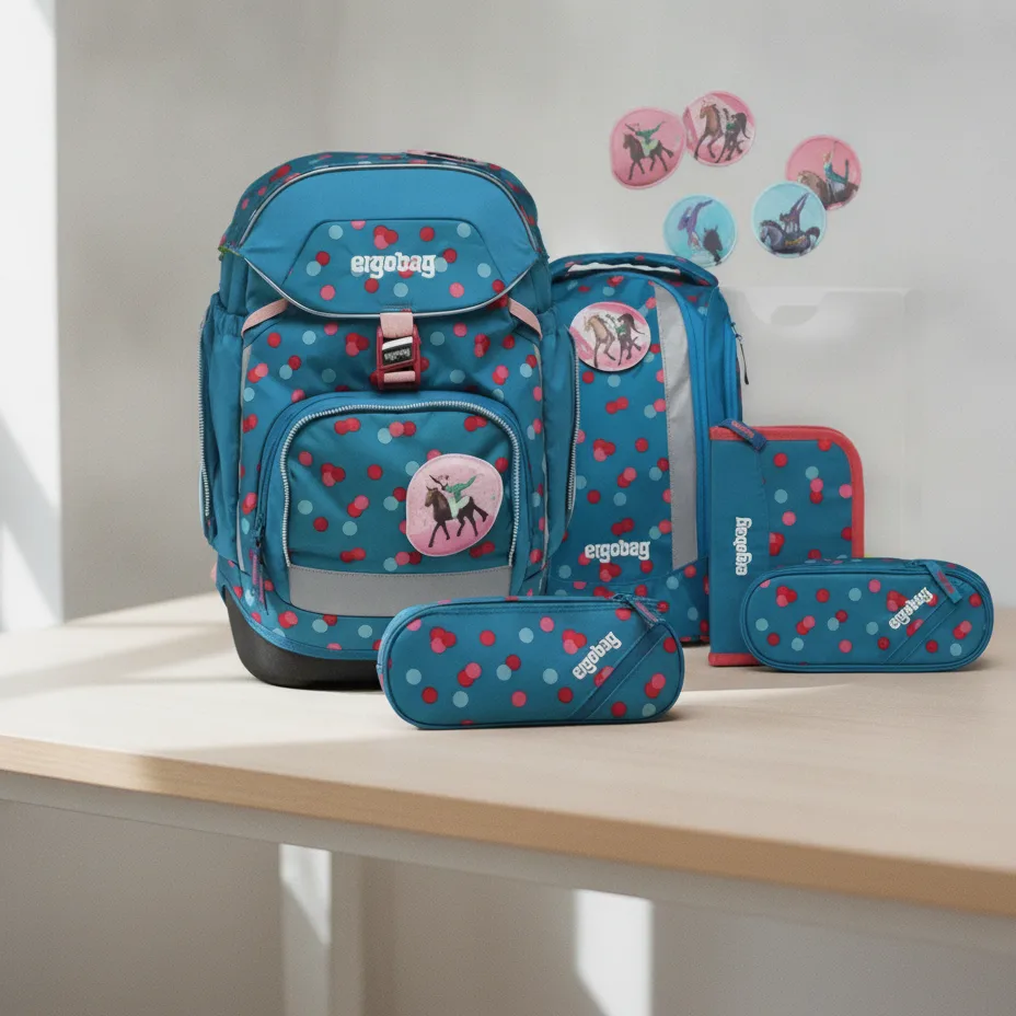 ergobag Schulranzen-Set Pack Set
