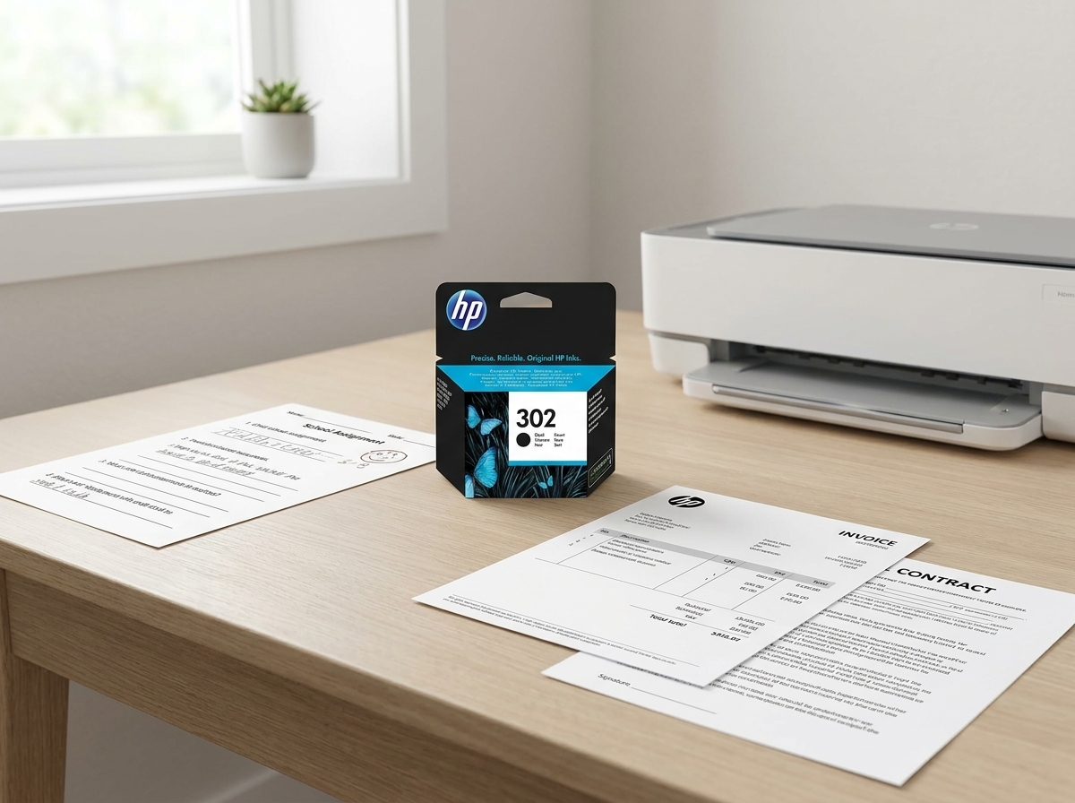 302 Schwarz Druckerpatrone F6U66AE für HP Officejet