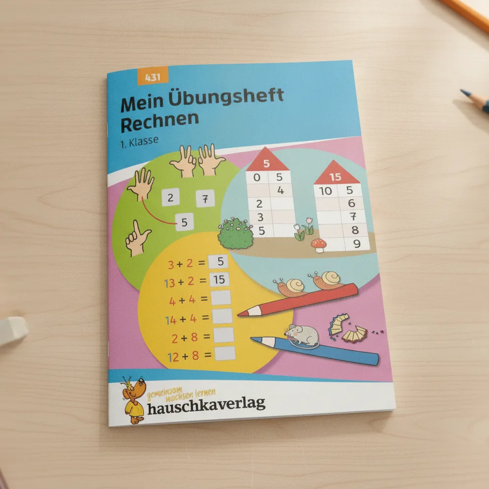 Mein Übungsheft Rechnen lernen 1. Klasse: Mathe-Aufgaben mit Lösungen im Zahlenraum bis 20 (Lernhefte zum Üben und Wiederholen, Band 431)